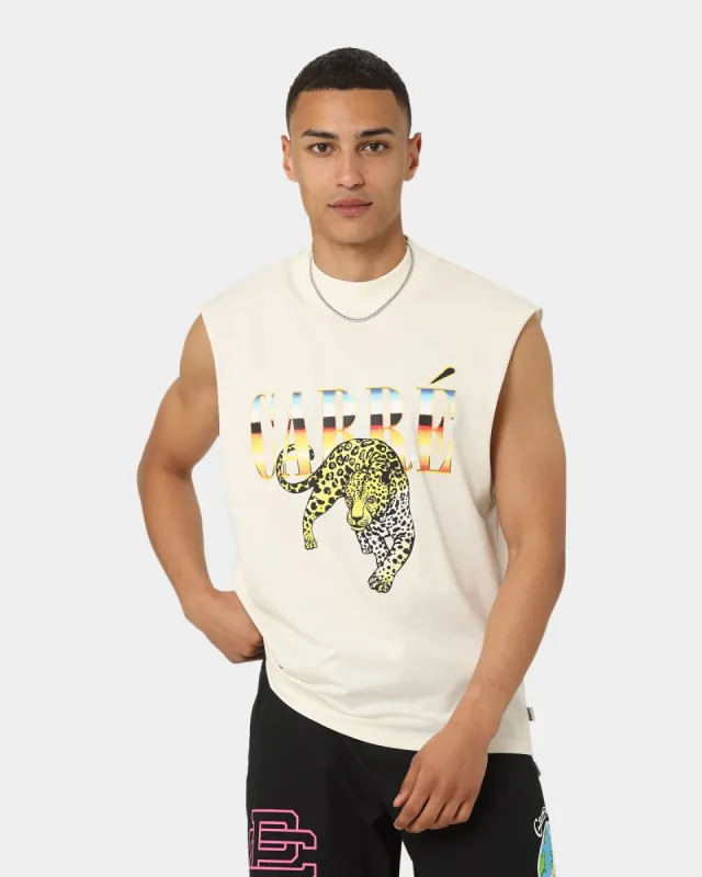Carré Leo Retro Muscle T-Shirt White sold by Culture Kings