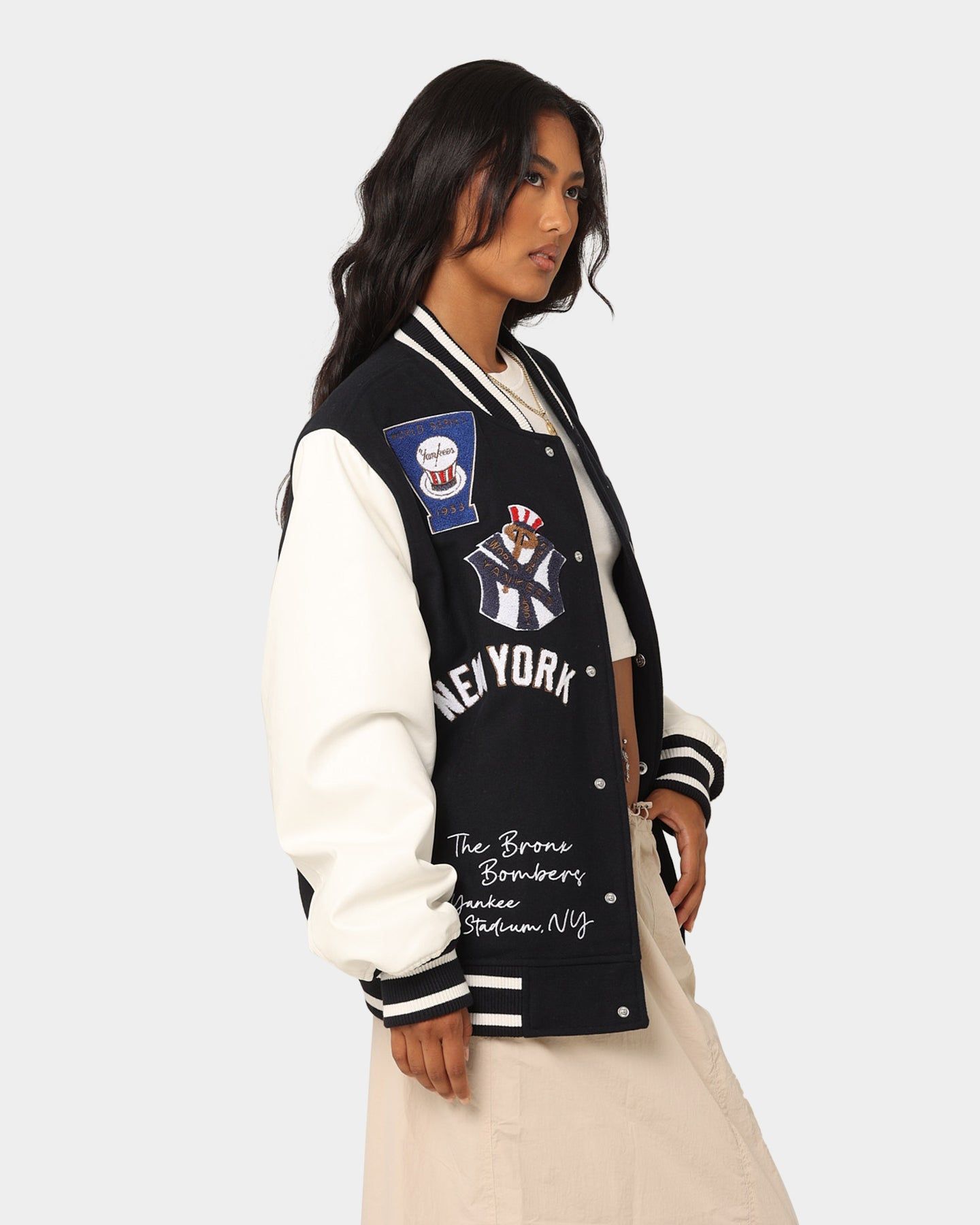 Majestic Athletic New York Yankees Multi Hit Varsity Jacket True Navy sold by Culture Kings product image thumbnail 6
