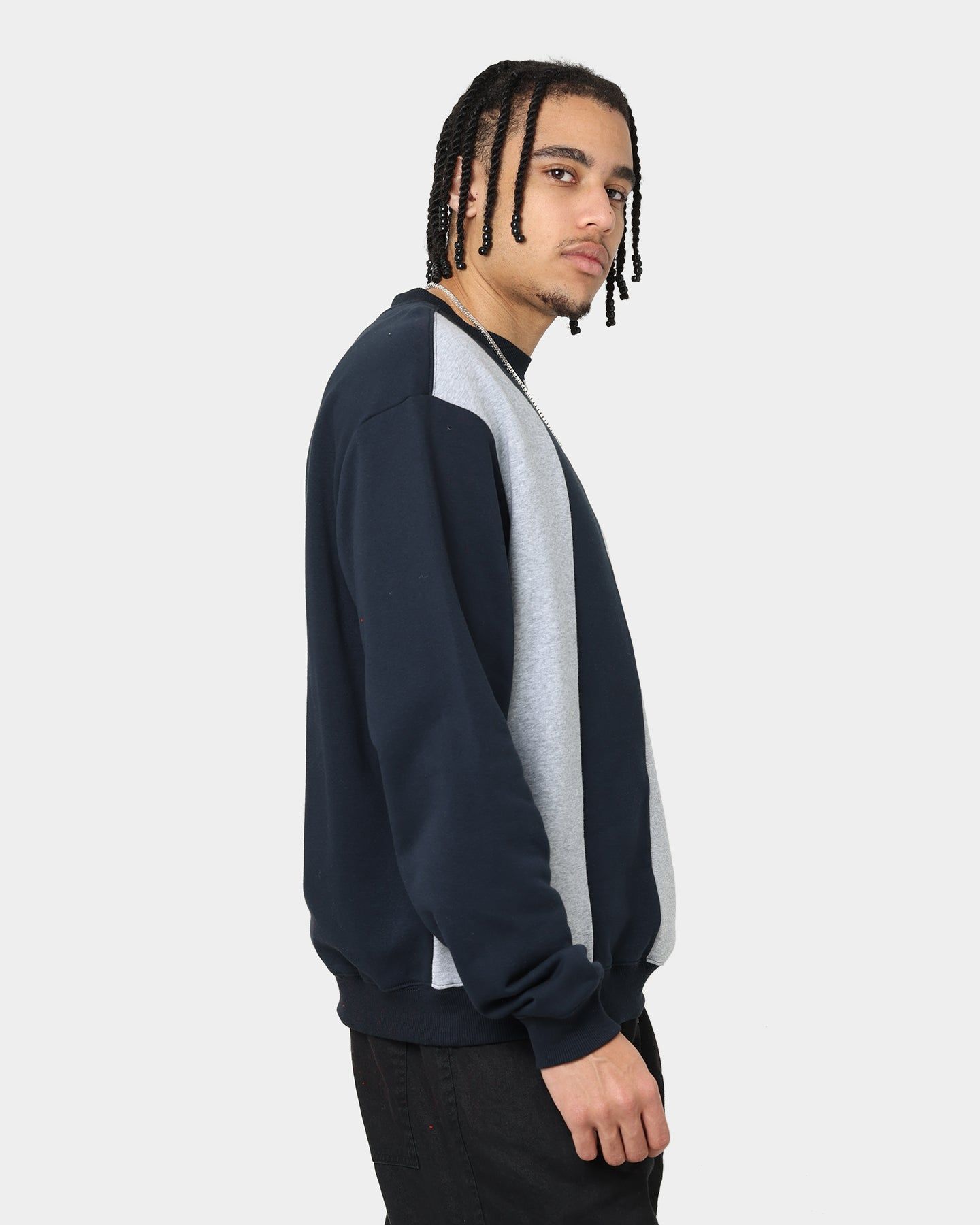 Majestic Athletic New York Yankees Panel Block Crewneck True Navy sold by Culture Kings product image thumbnail 5