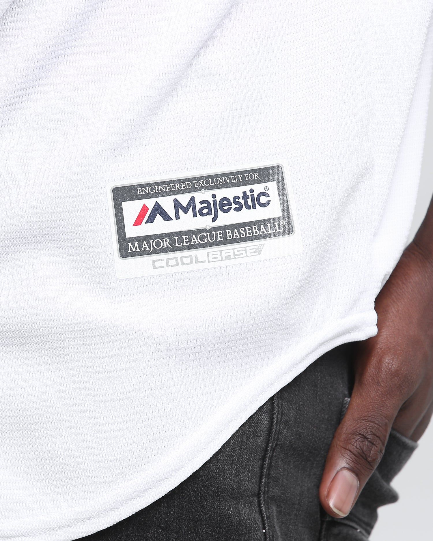 MAJESTIC ATHLETIC OAKLAND ATHLETICS COOL-BASE BASEBALL JERSEY WHITE sold by Culture Kings product image thumbnail 8