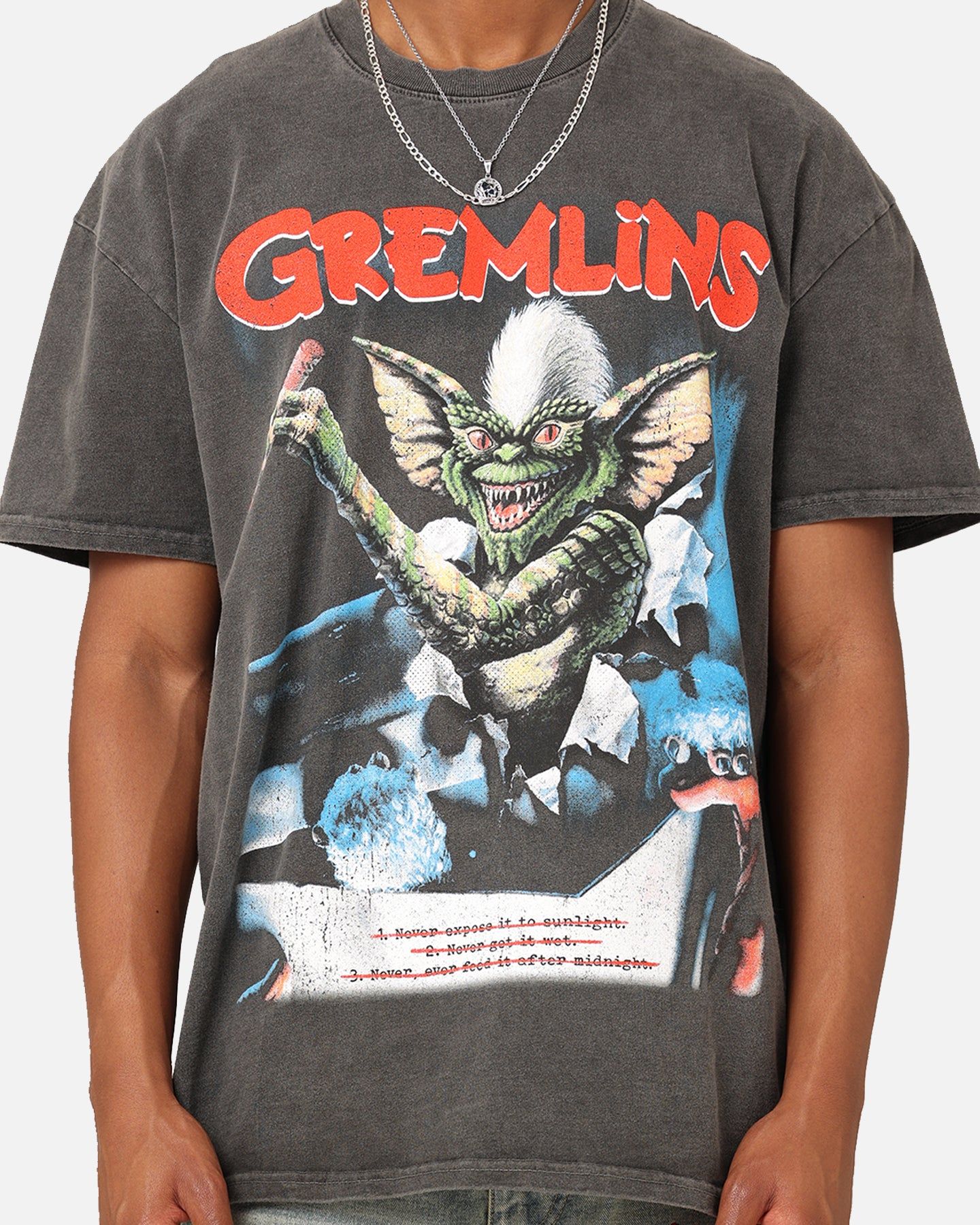 American Thrift X Gremlins Vintage Heavyweight T-Shirt Black Wash sold by Culture Kings product image thumbnail 4