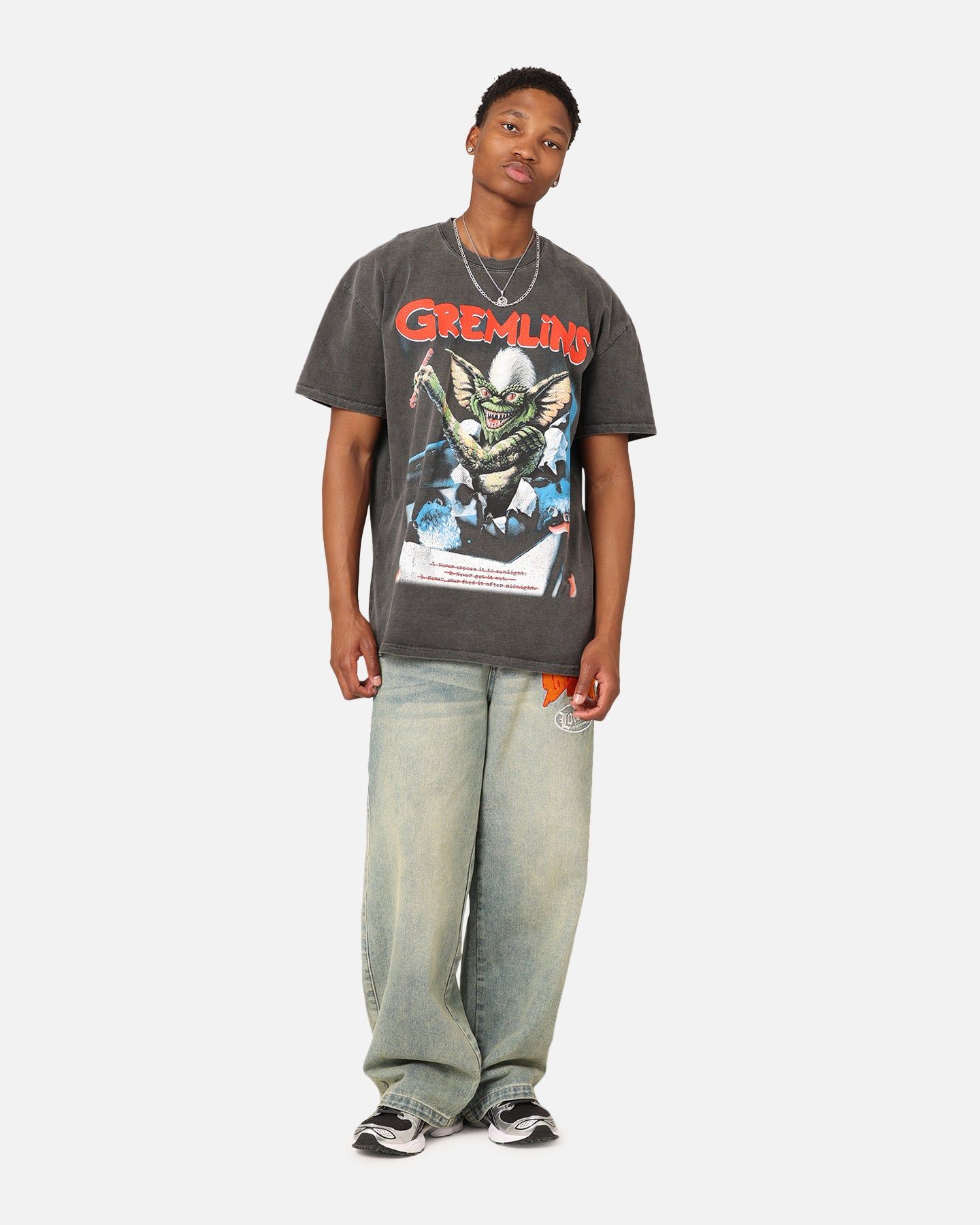 American Thrift X Gremlins Vintage Heavyweight T-Shirt Black Wash sold by Culture Kings product image thumbnail 3