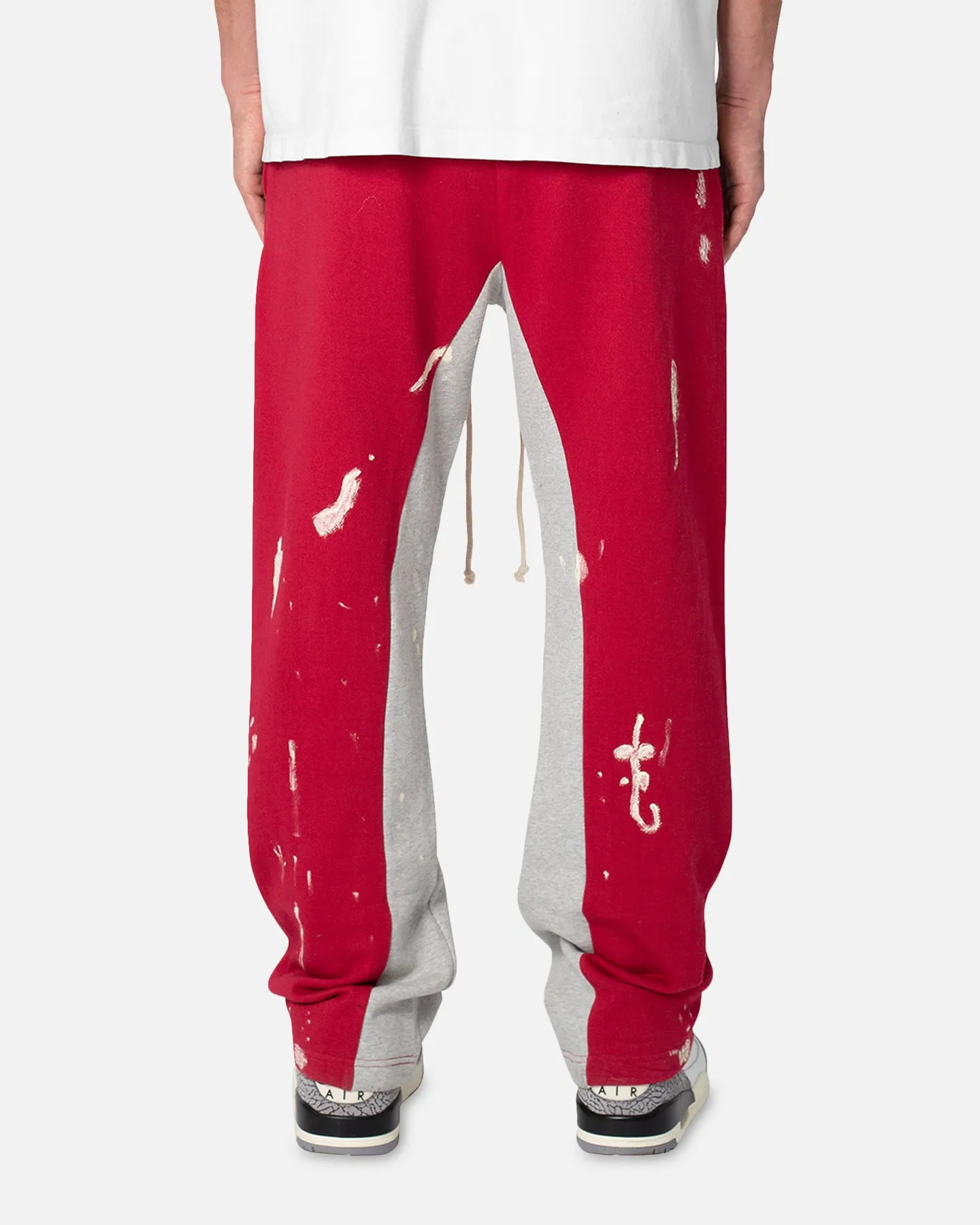 MNML 3 Patch Contrast Sweatpants Grey/Red sold by Culture Kings product image thumbnail 4