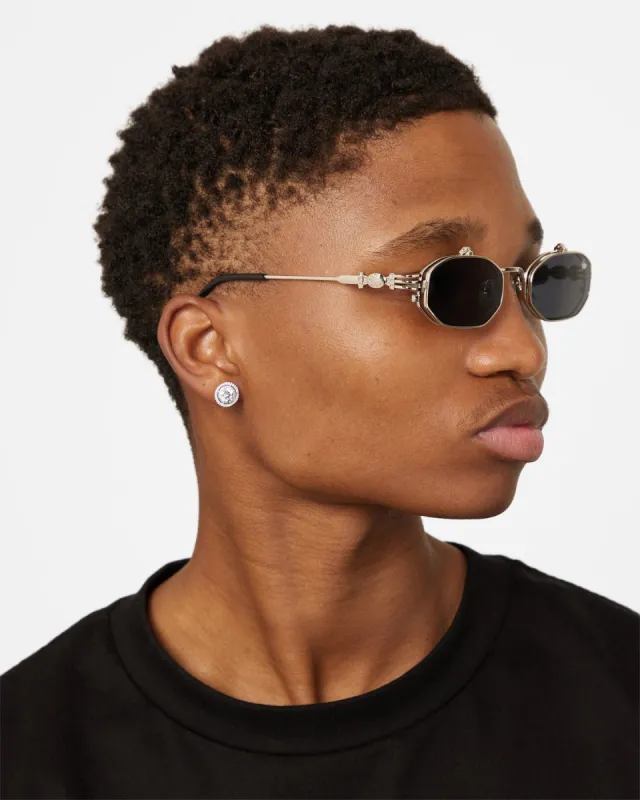 Belvoir & Co Ramar Flip Sunglasses Silver/Black made by Culture Kings