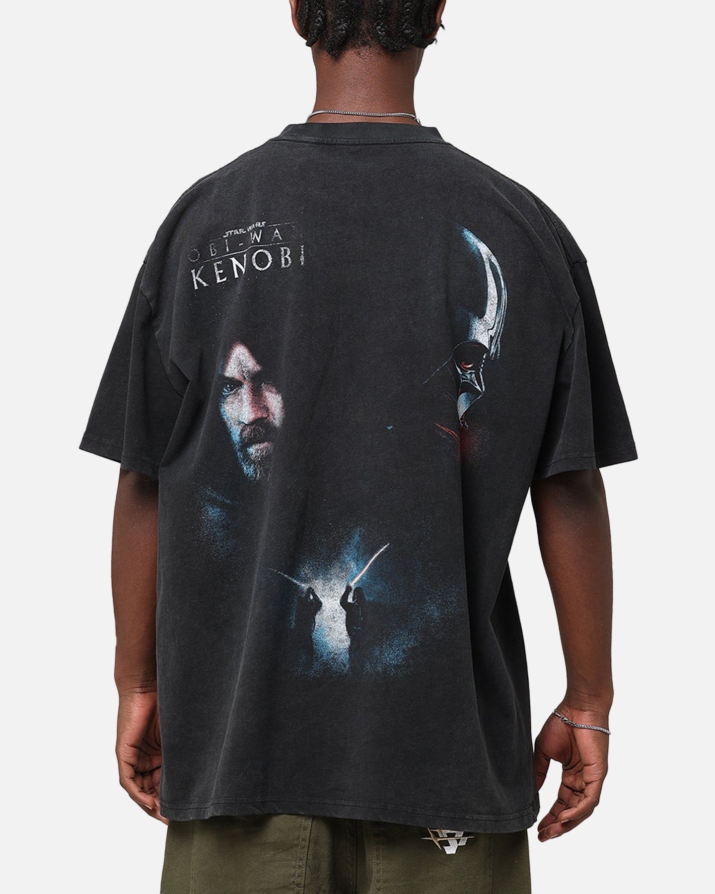 Star Wars Obi Wan Heavy T-Shirt Vintage Black sold by Culture Kings product image thumbnail 2