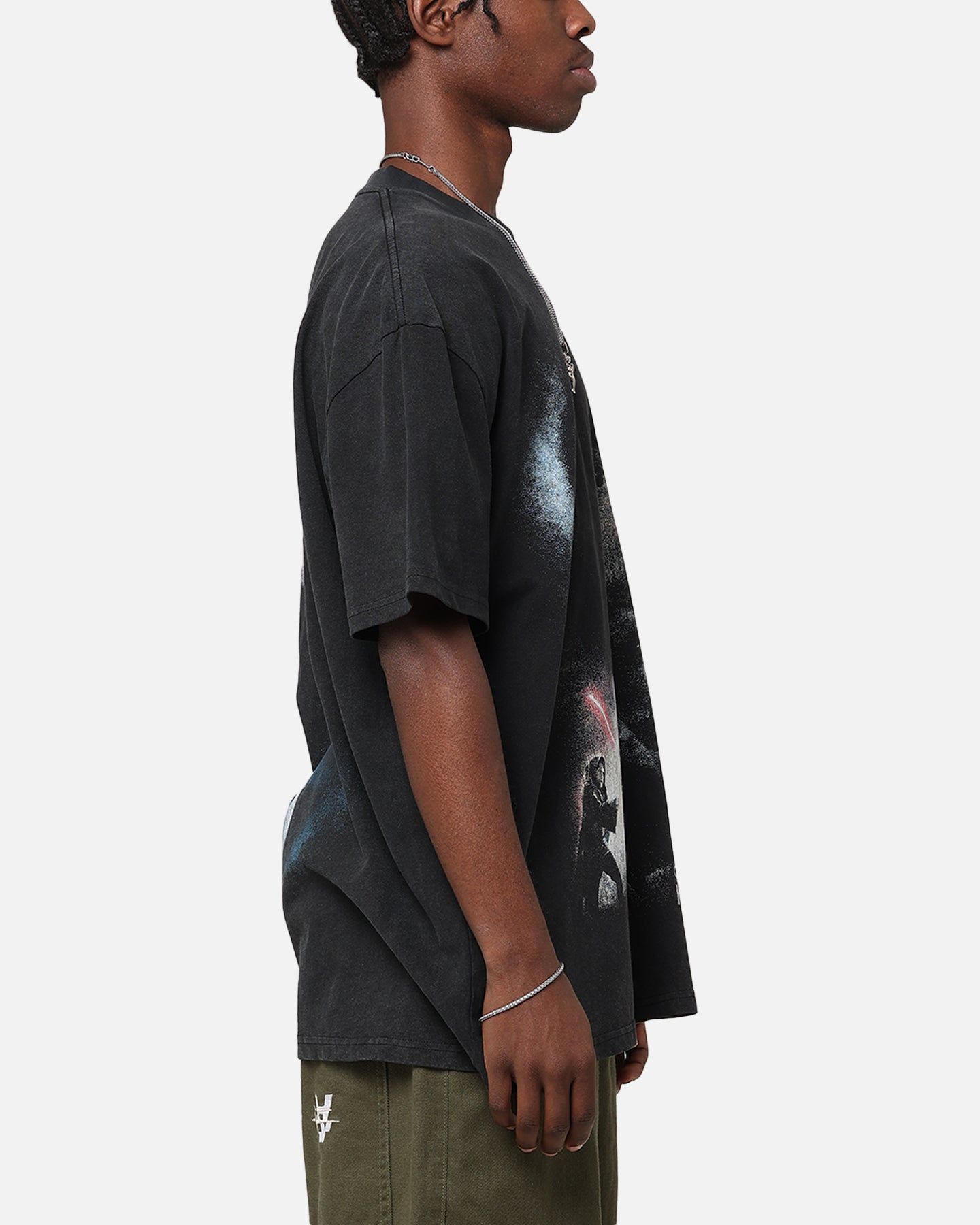 Star Wars Obi Wan Heavy T-Shirt Vintage Black sold by Culture Kings product image thumbnail 5