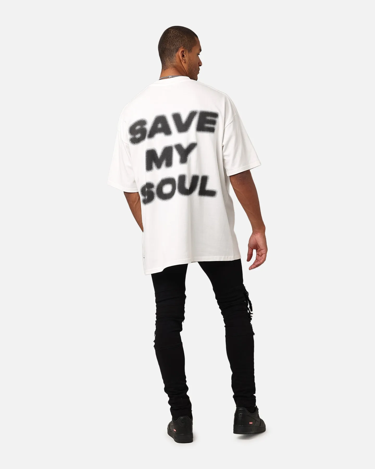 Saint Morta Save My Soul T-Shirt Off-White sold by Culture Kings product image thumbnail 4
