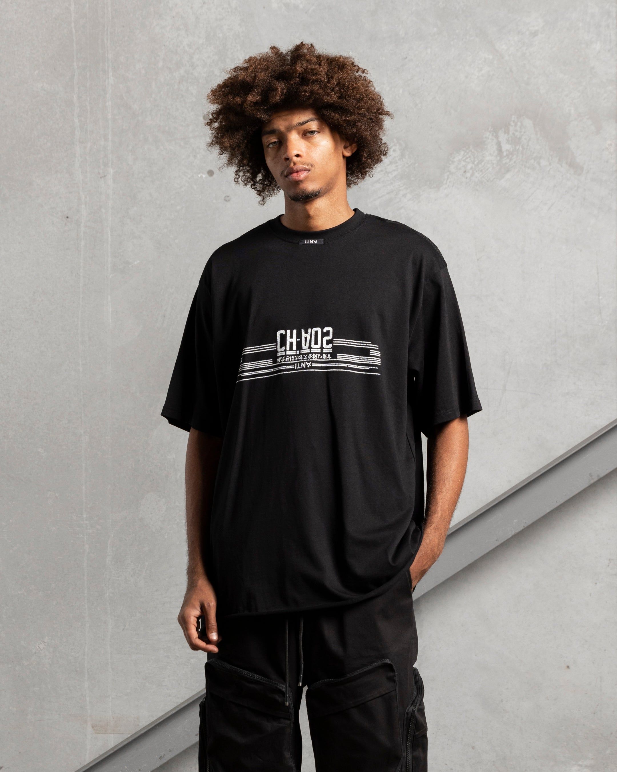 The Anti Order Chaos Baggy T-Shirt Black sold by Culture Kings