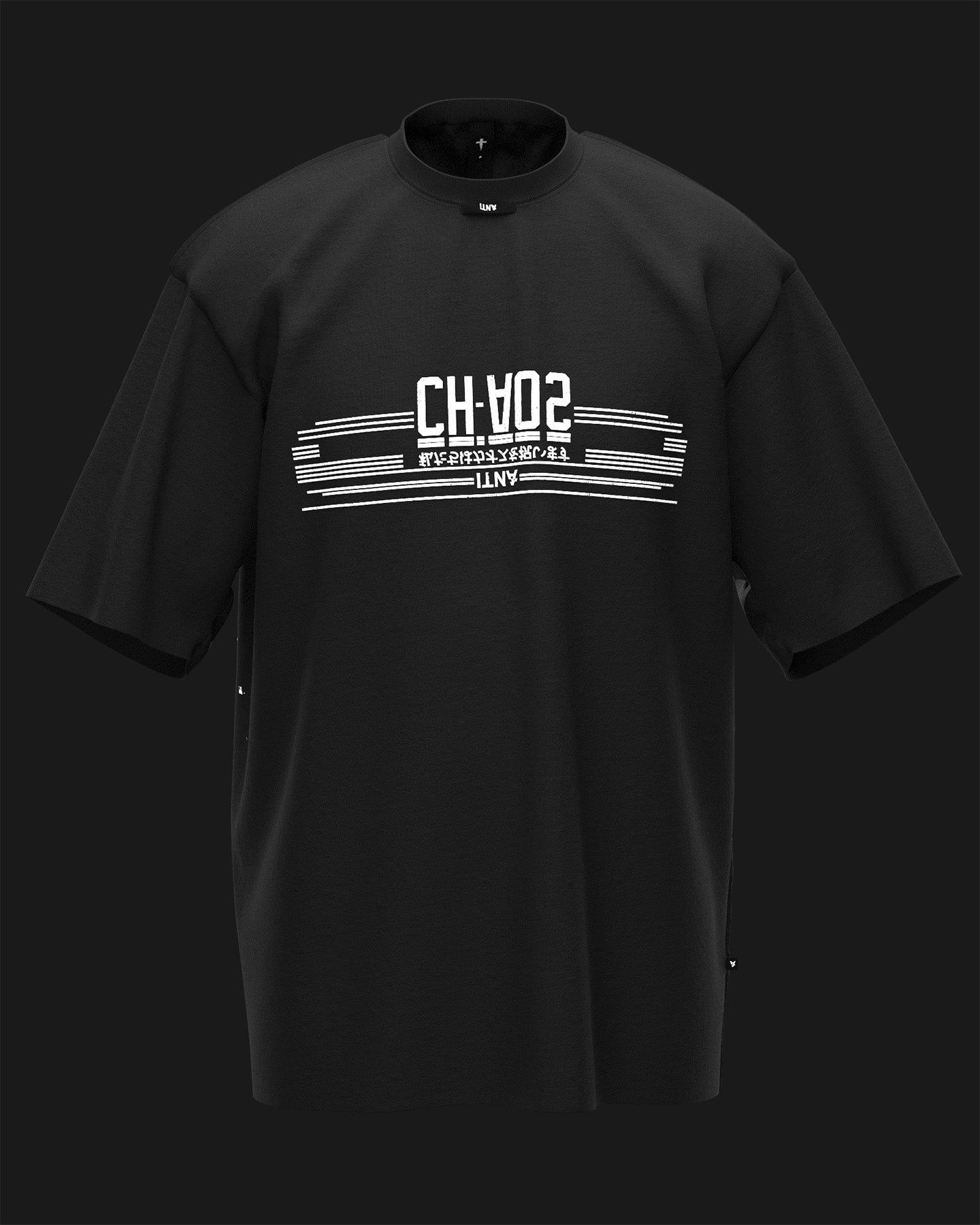 The Anti Order Chaos Baggy T-Shirt Black sold by Culture Kings product image thumbnail 2