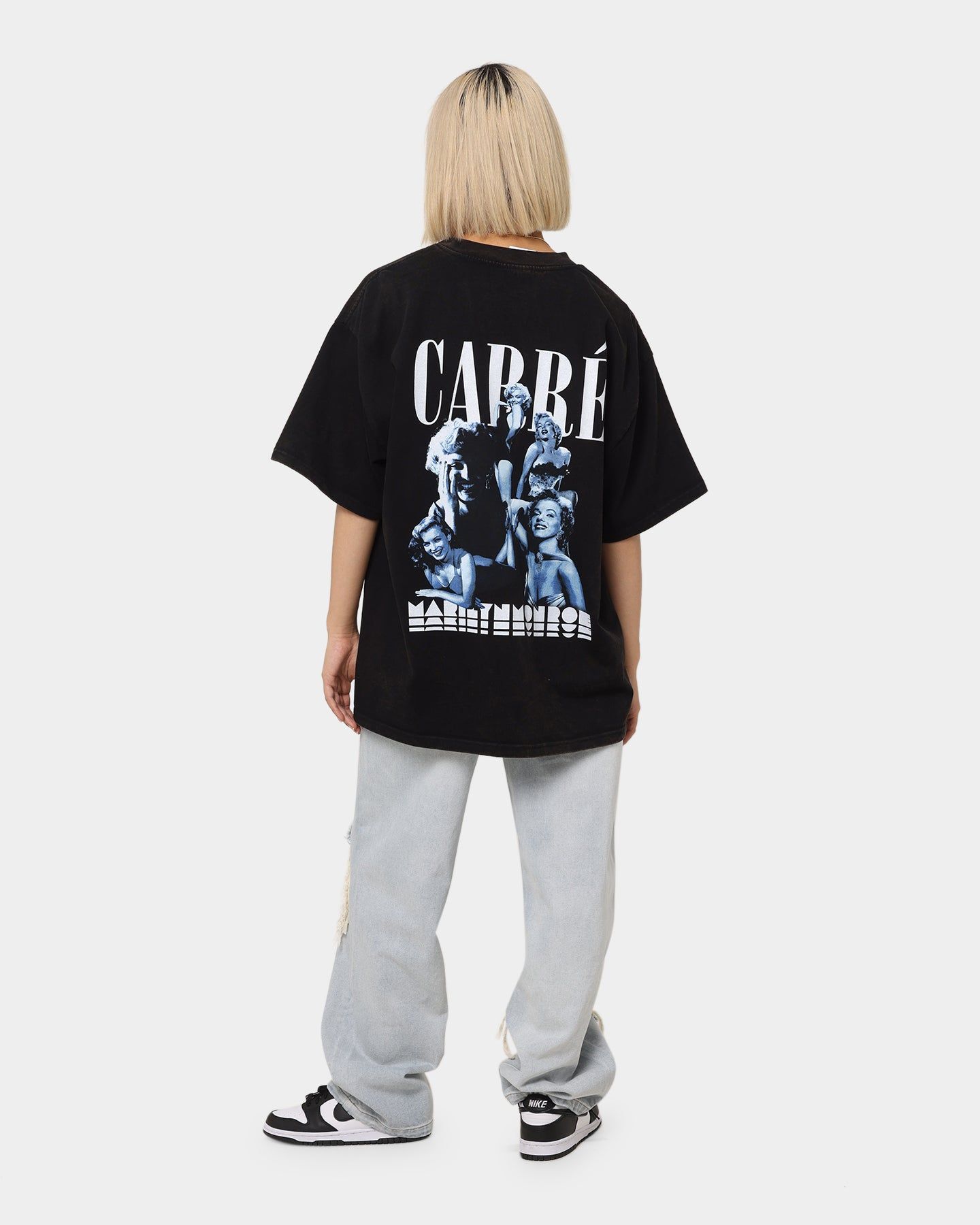 Carré X Marilyn Monroe Collage Vintage T-Shirt Washed Black sold by Culture Kings product image thumbnail 3