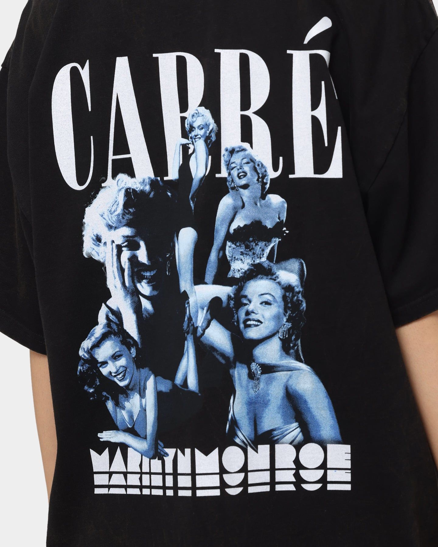 Carré X Marilyn Monroe Collage Vintage T-Shirt Washed Black sold by Culture Kings product image thumbnail 5