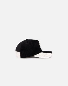 New Era San Diego Padres 'Patchwork Corduroy' 9FORTY A-Frame Snapback Black/Cream sold by Culture Kings