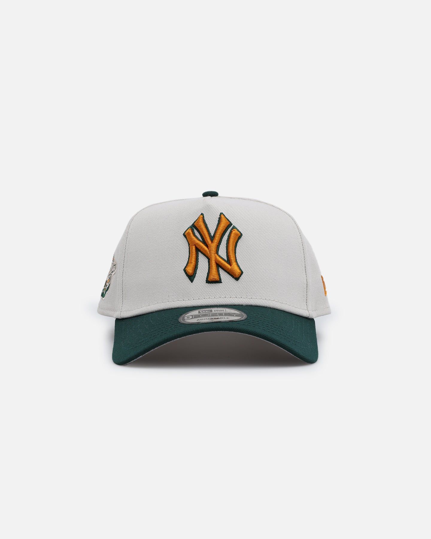 New Era New York Yankees 'Autumn Hue' 9FORTY A-Frame Snapback Stone/Dark Green sold by Culture Kings