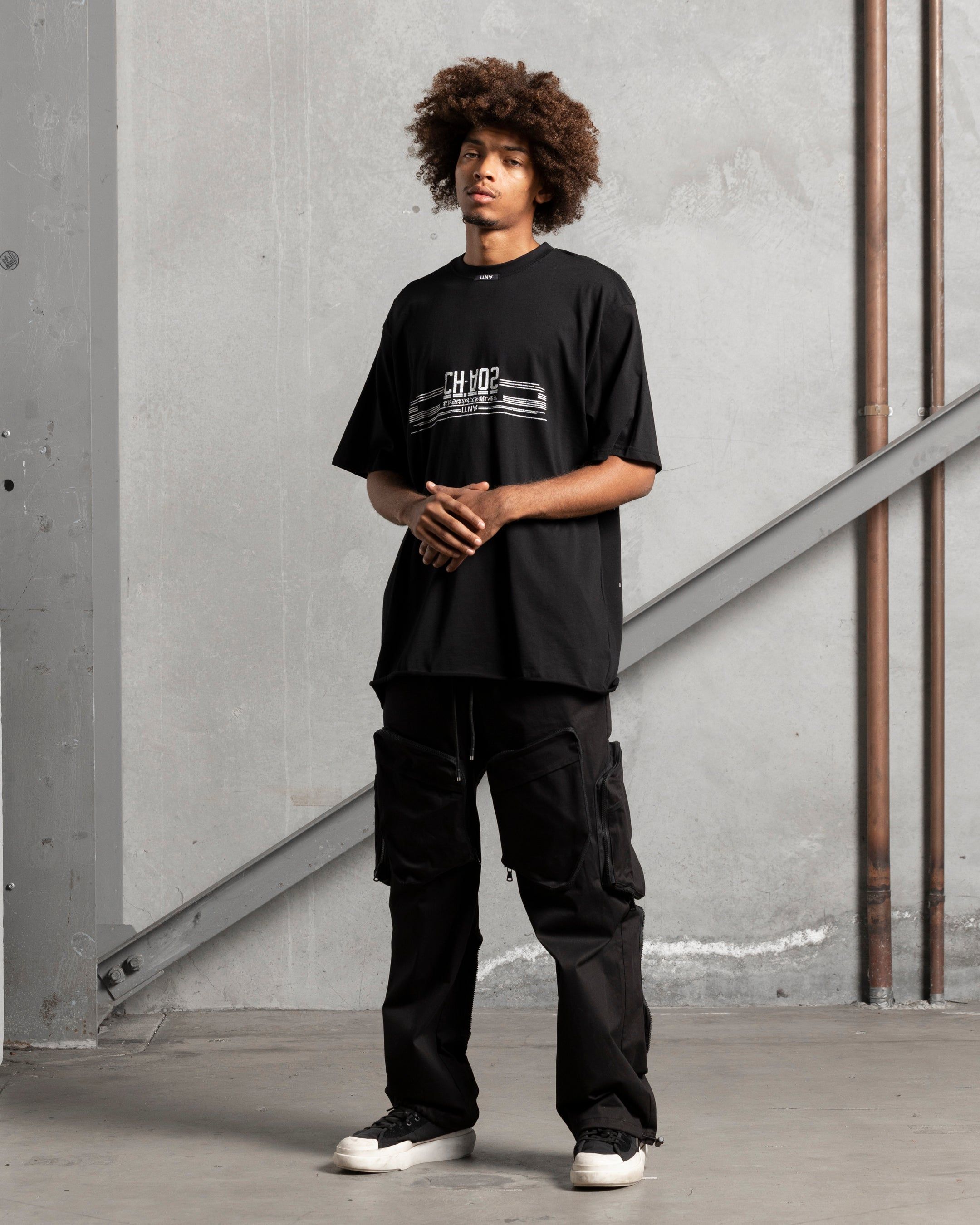 The Anti Order Chaos Baggy T-Shirt Black sold by Culture Kings product image thumbnail 5