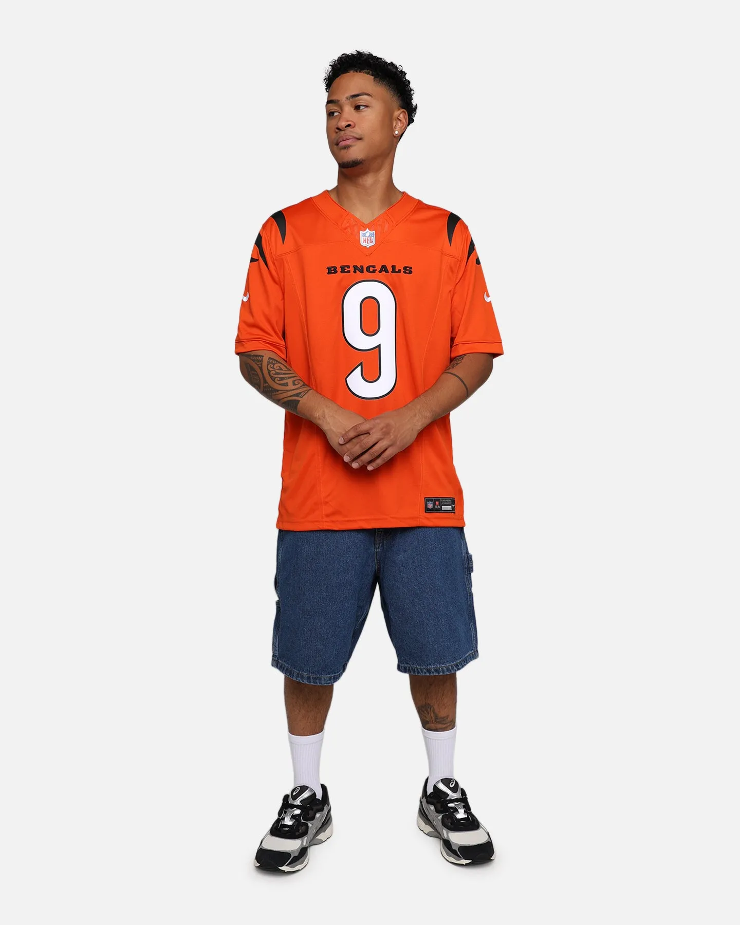 Nike Cincinnati Bengals Joe Burrow #9 Limited Jersey University Orange sold by Culture Kings product image thumbnail 2