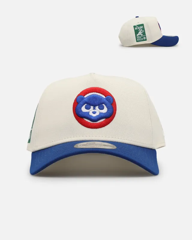 New Era Chicago Cubs 'Team Color Visor' 9FORTY A-Frame Snapback Chrome sold by Culture Kings