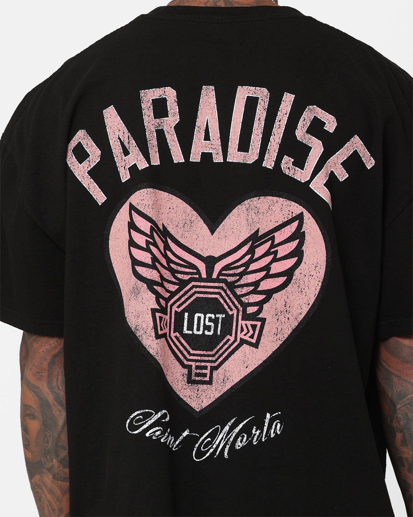 Saint Morta Paradise Lost Lafayette T-Shirt Black Wash sold by Culture Kings product image thumbnail 5