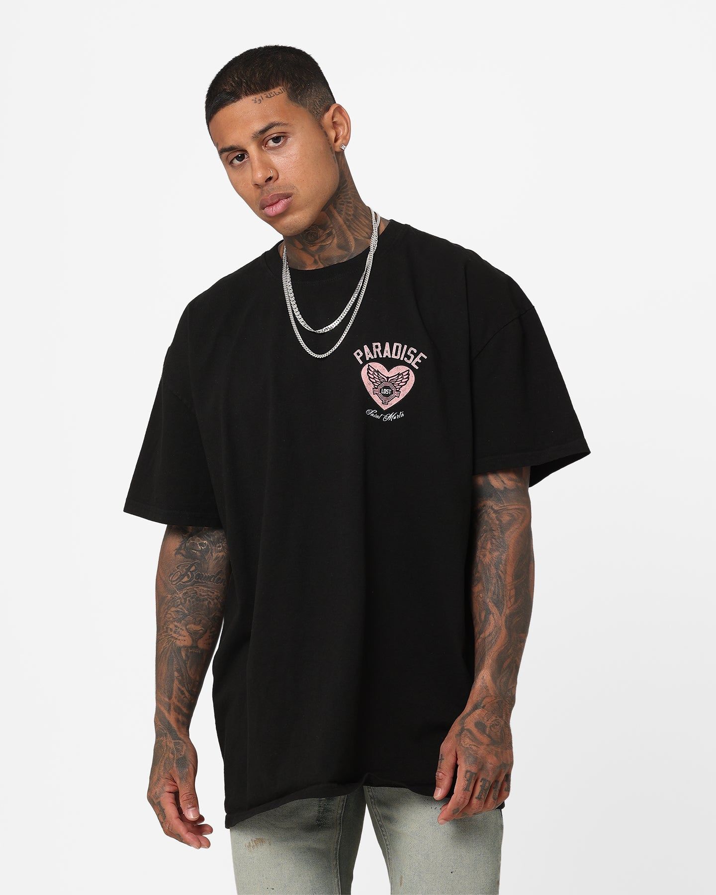Saint Morta Paradise Lost Lafayette T-Shirt Black Wash sold by Culture Kings product image thumbnail 2