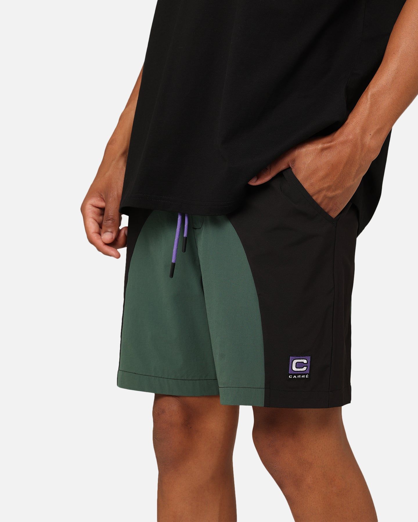 Carre Two Tone Shorts Black/Green sold by Culture Kings product image thumbnail 4