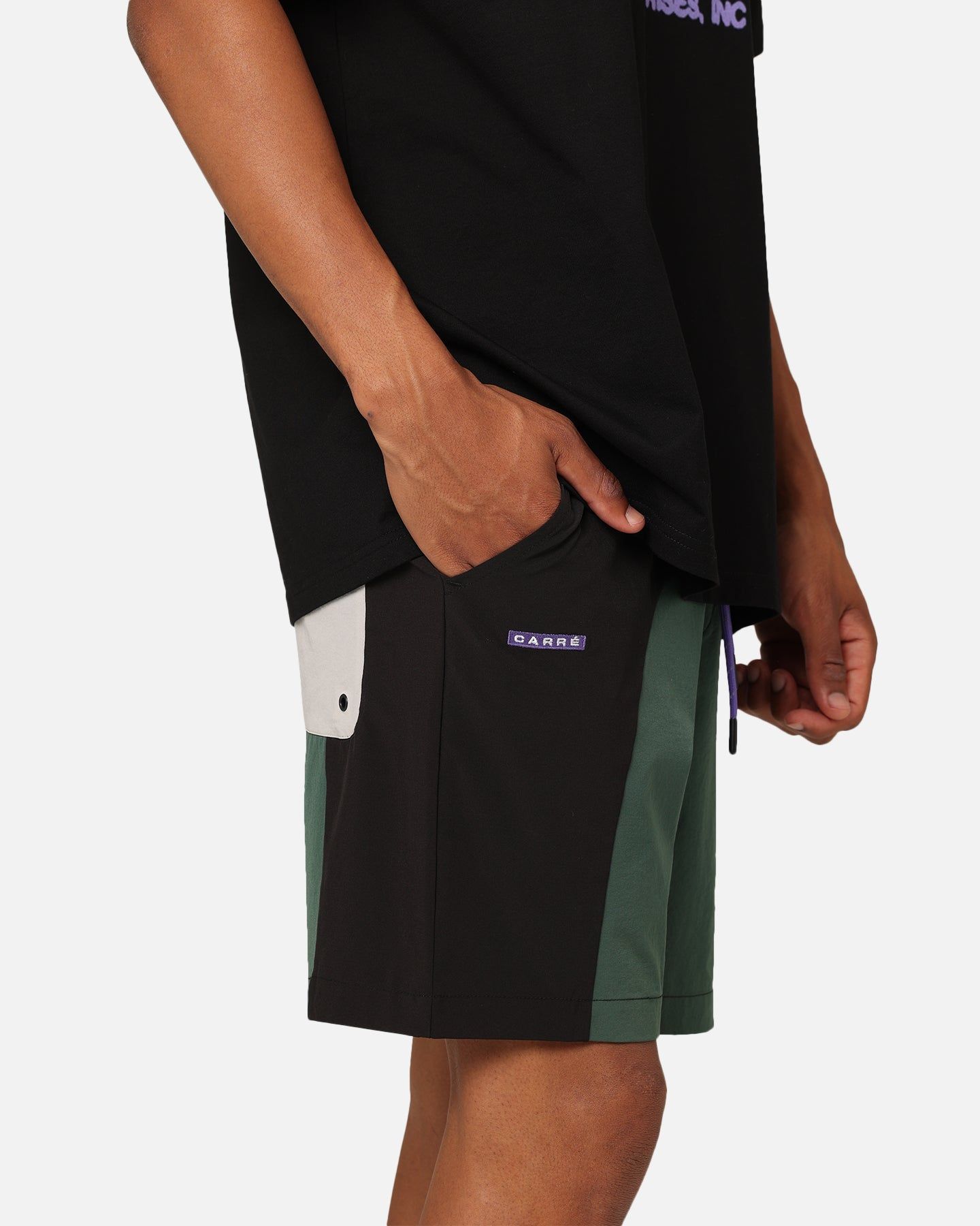 Carre Two Tone Shorts Black/Green sold by Culture Kings product image thumbnail 3