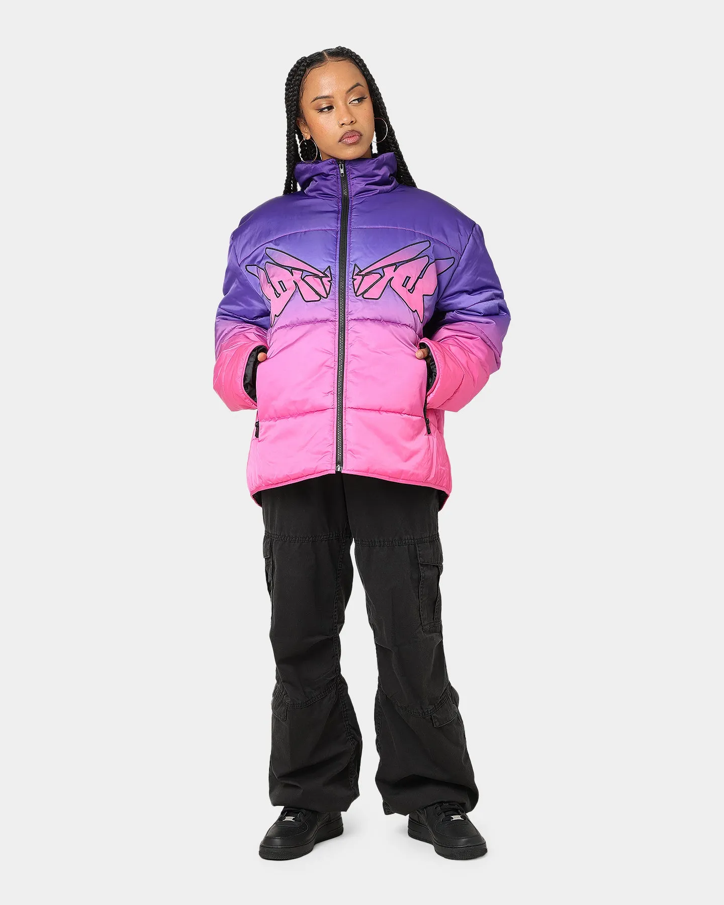 Loiter Cyber Gradient Puffer Jacket Pink/Purple sold by Culture Kings product image thumbnail 2