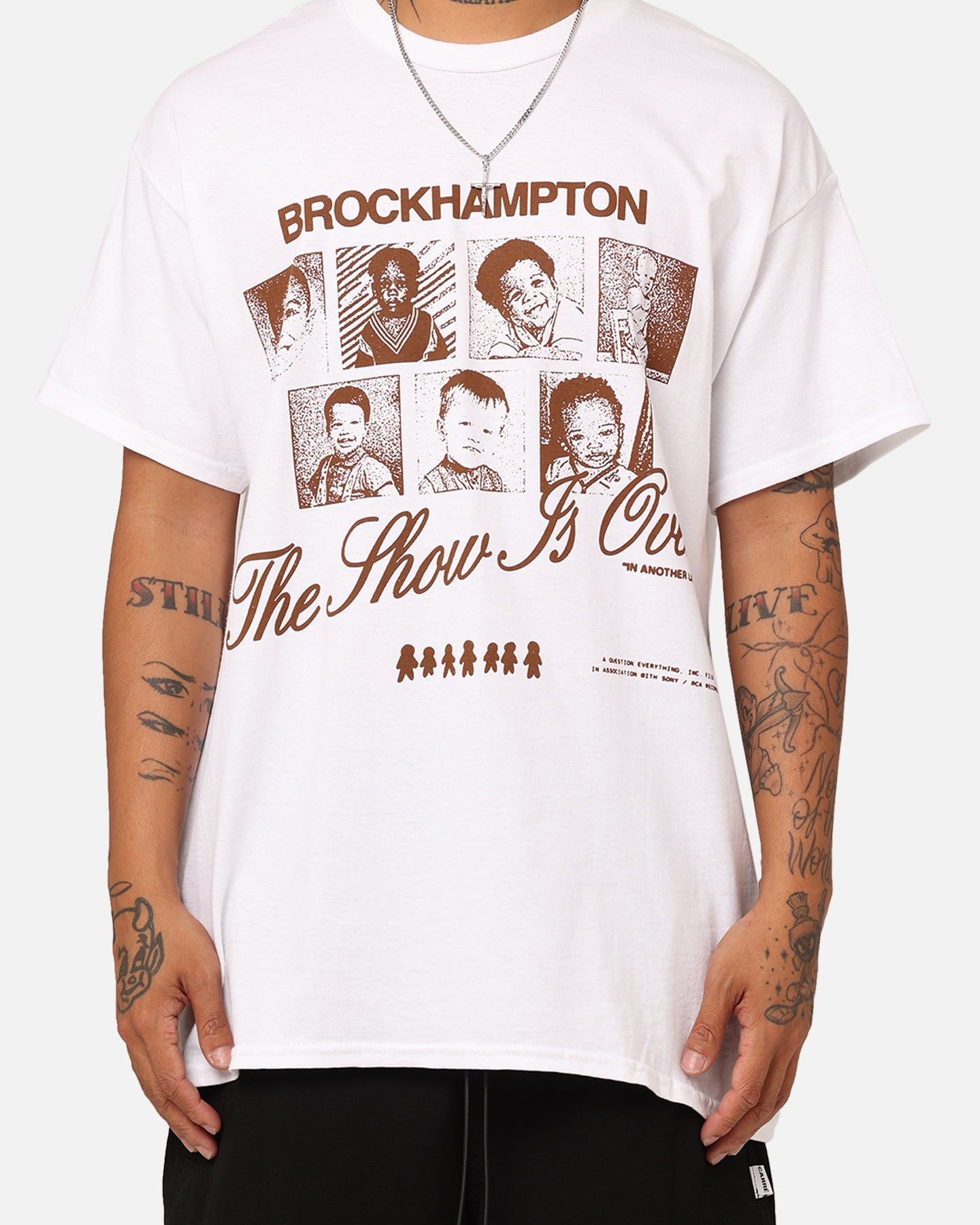 Brockhampton The Show Is Over T-Shirt White | Parallel