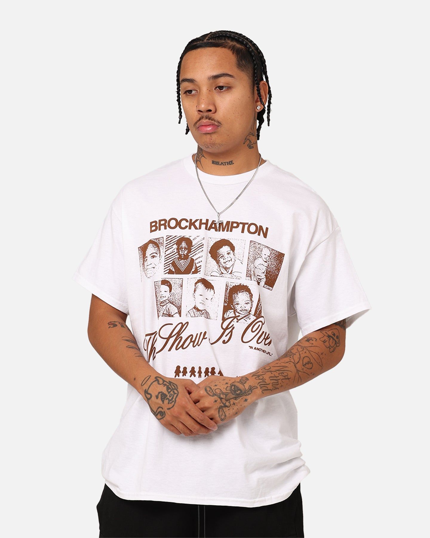 Brockhampton The Show Is Over T-Shirt White | Parallel