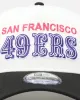 New Era San Francisco 49ers 'Neon Nights' 9FORTY Snapback Chrome/Black sold by Culture Kings