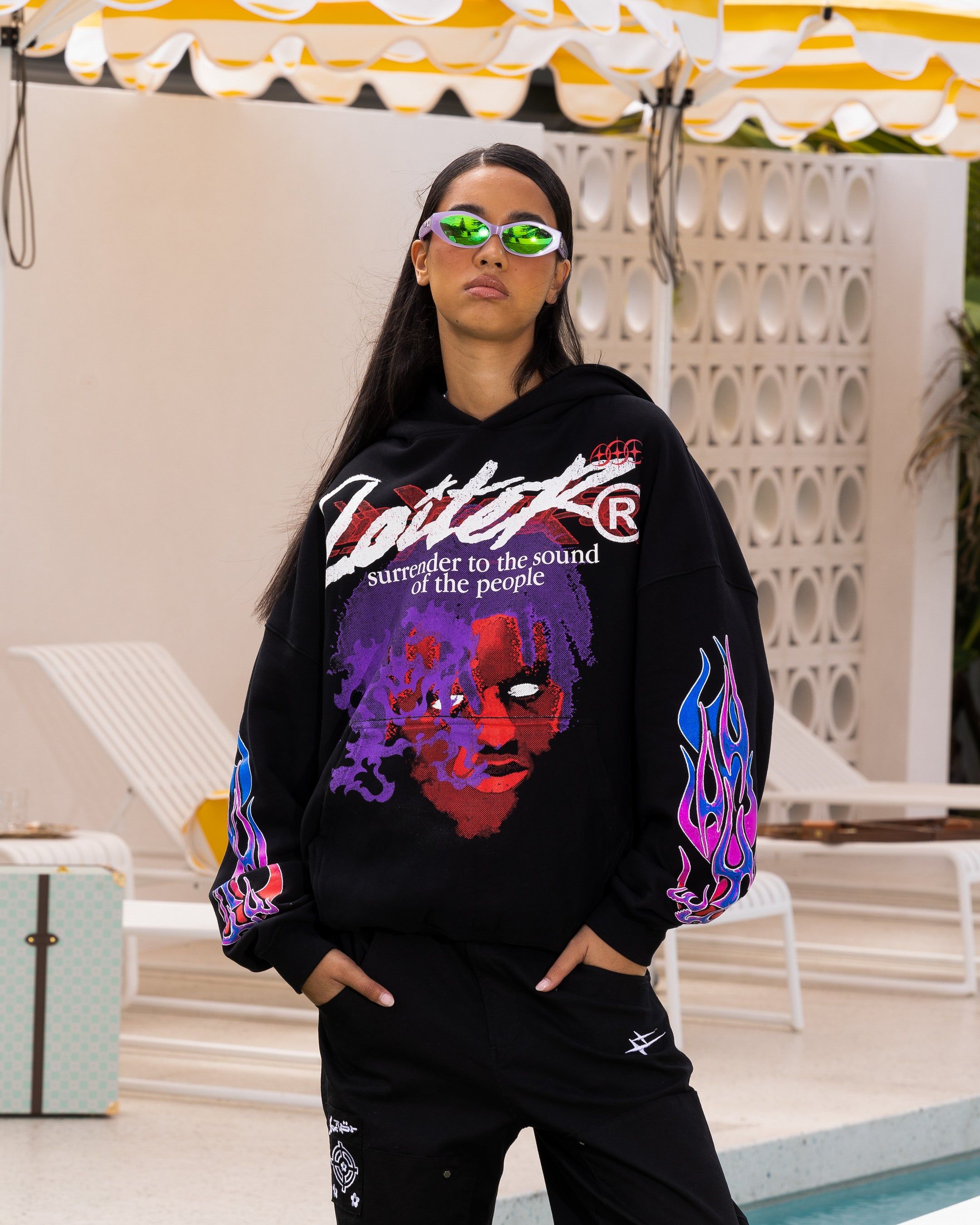 Loiter Live In Direct Vintage Hoodie Black sold by Culture Kings