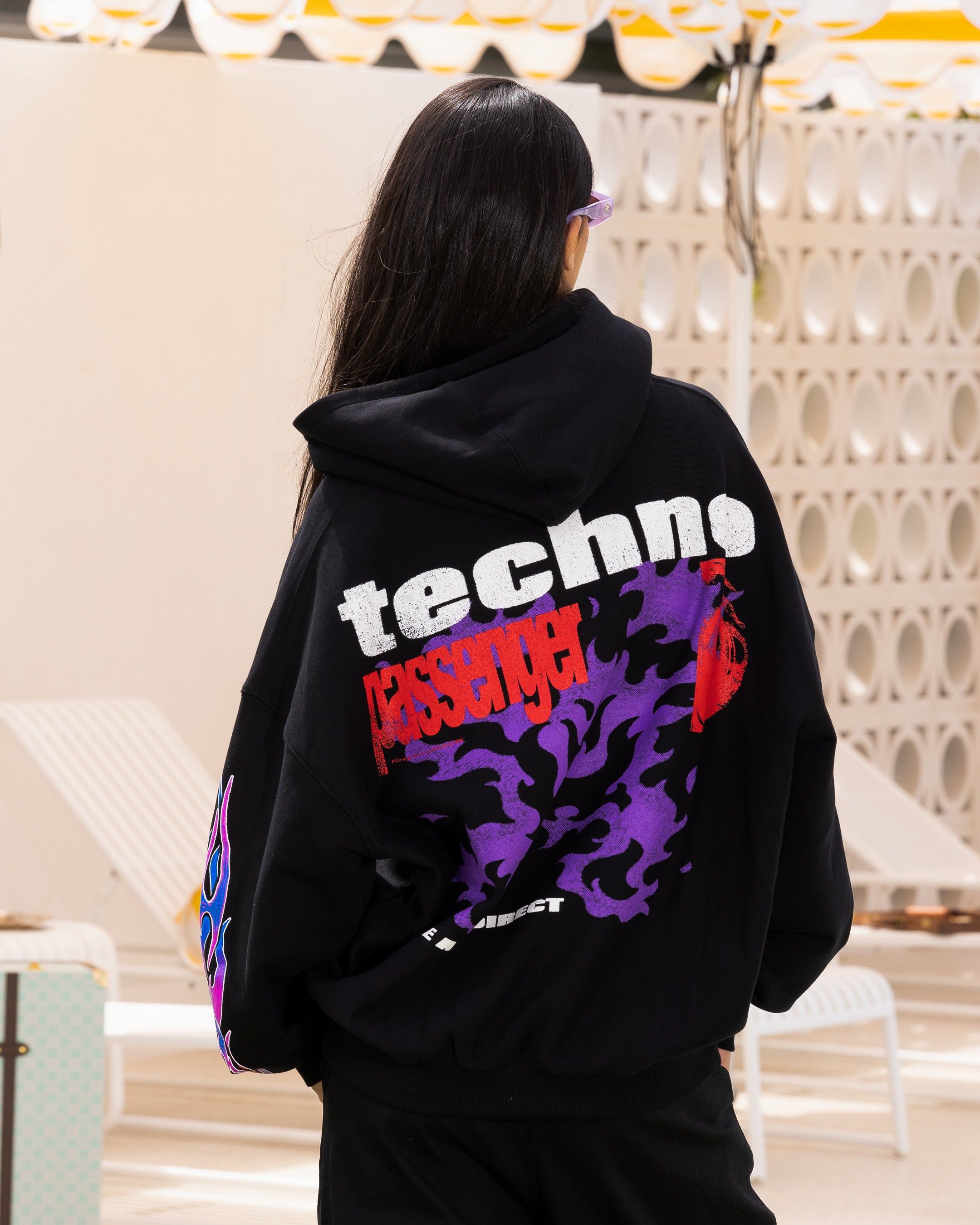 Loiter Live In Direct Vintage Hoodie Black sold by Culture Kings product image thumbnail 2