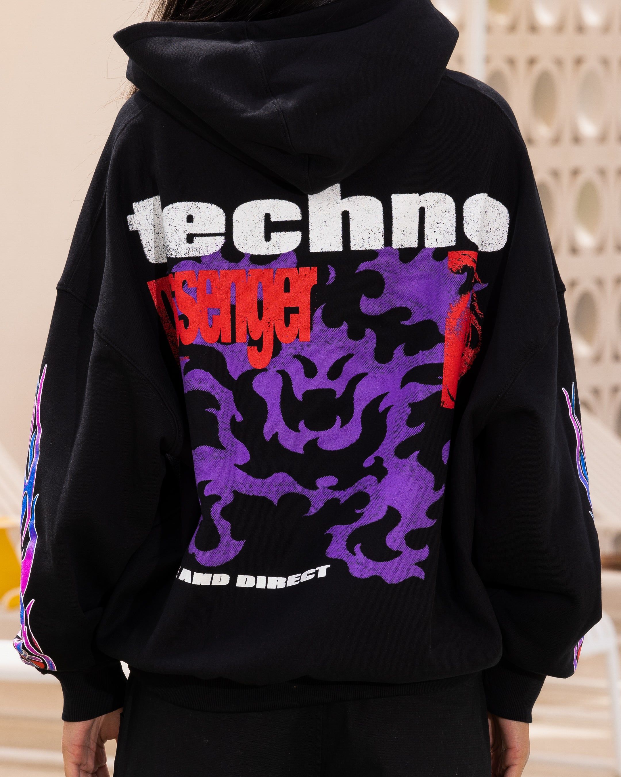 Loiter Live In Direct Vintage Hoodie Black sold by Culture Kings product image thumbnail 5