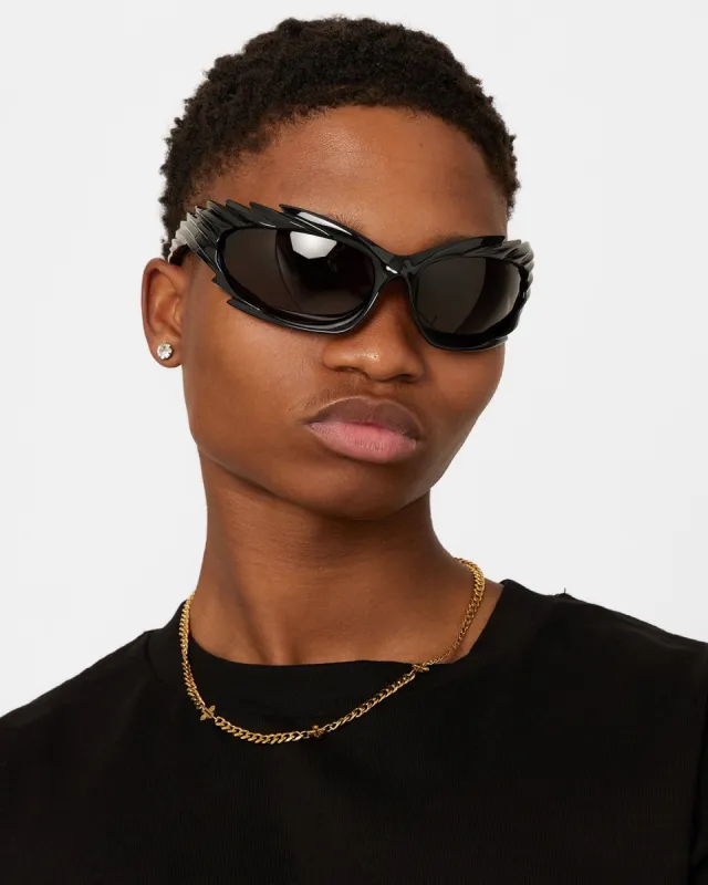 Balenciaga BB0255S-001 78 Sunglasses Shiny Black sold by Culture Kings