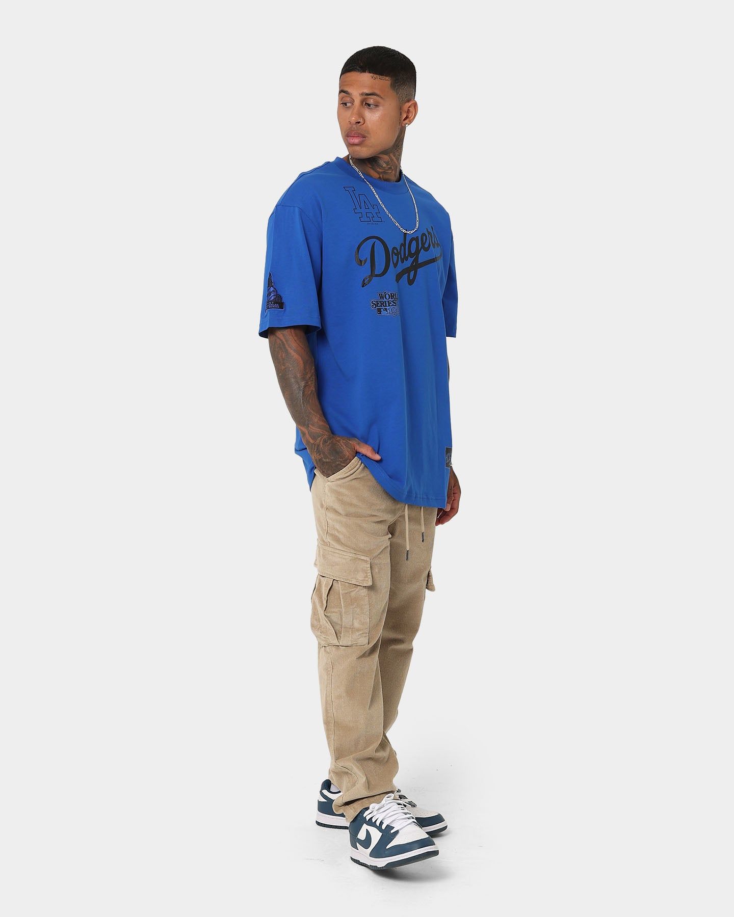 New Era Los Angeles Dodgers 'Tropical Punch Script Pack' Oversized T-Shirt Bright Royal sold by Culture Kings product image thumbnail 2