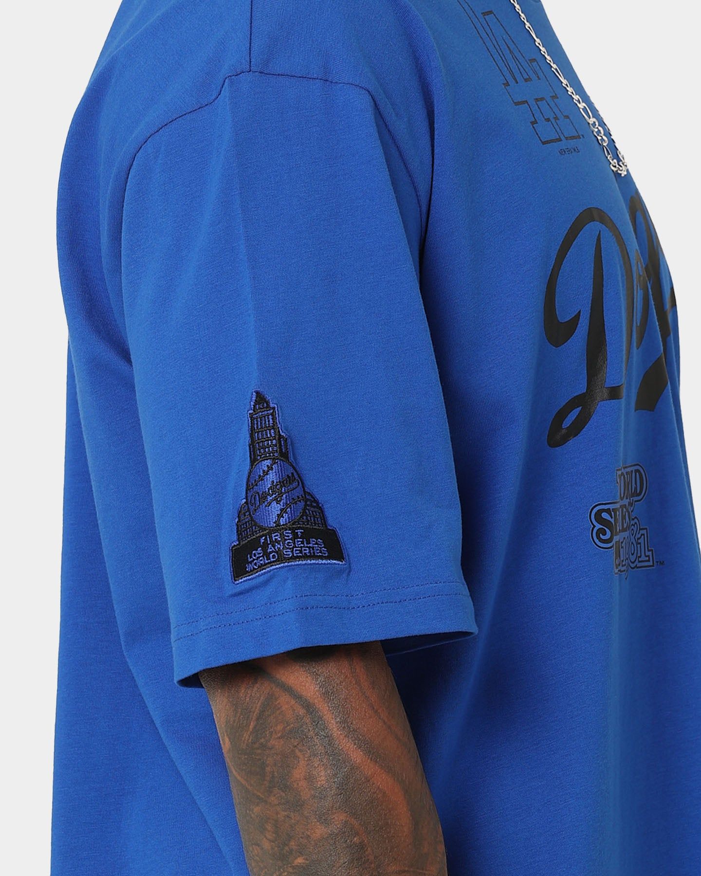 New Era Los Angeles Dodgers 'Tropical Punch Script Pack' Oversized T-Shirt Bright Royal sold by Culture Kings product image thumbnail 7
