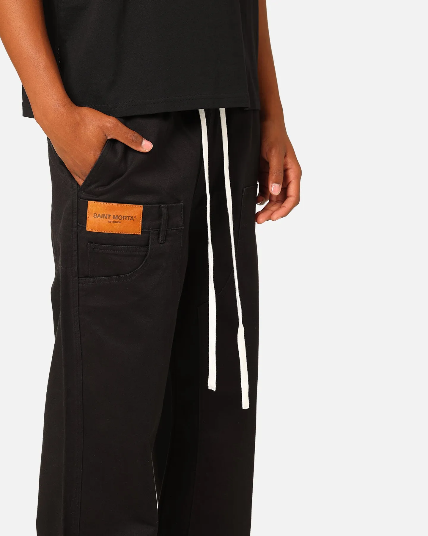 Saint Morta Double T Pants Black sold by Culture Kings product image thumbnail 3