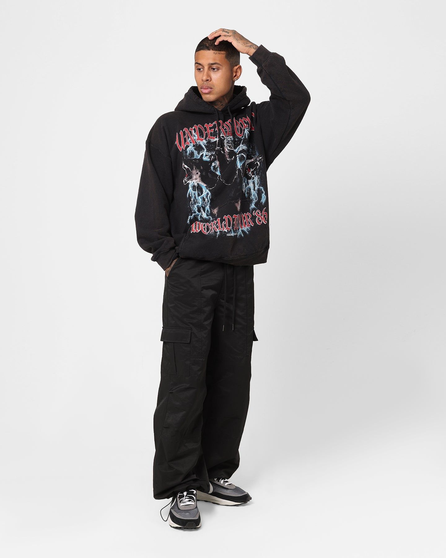American Thrift Underworld Tour Hoodie Black Wash sold by Culture Kings product image thumbnail 3