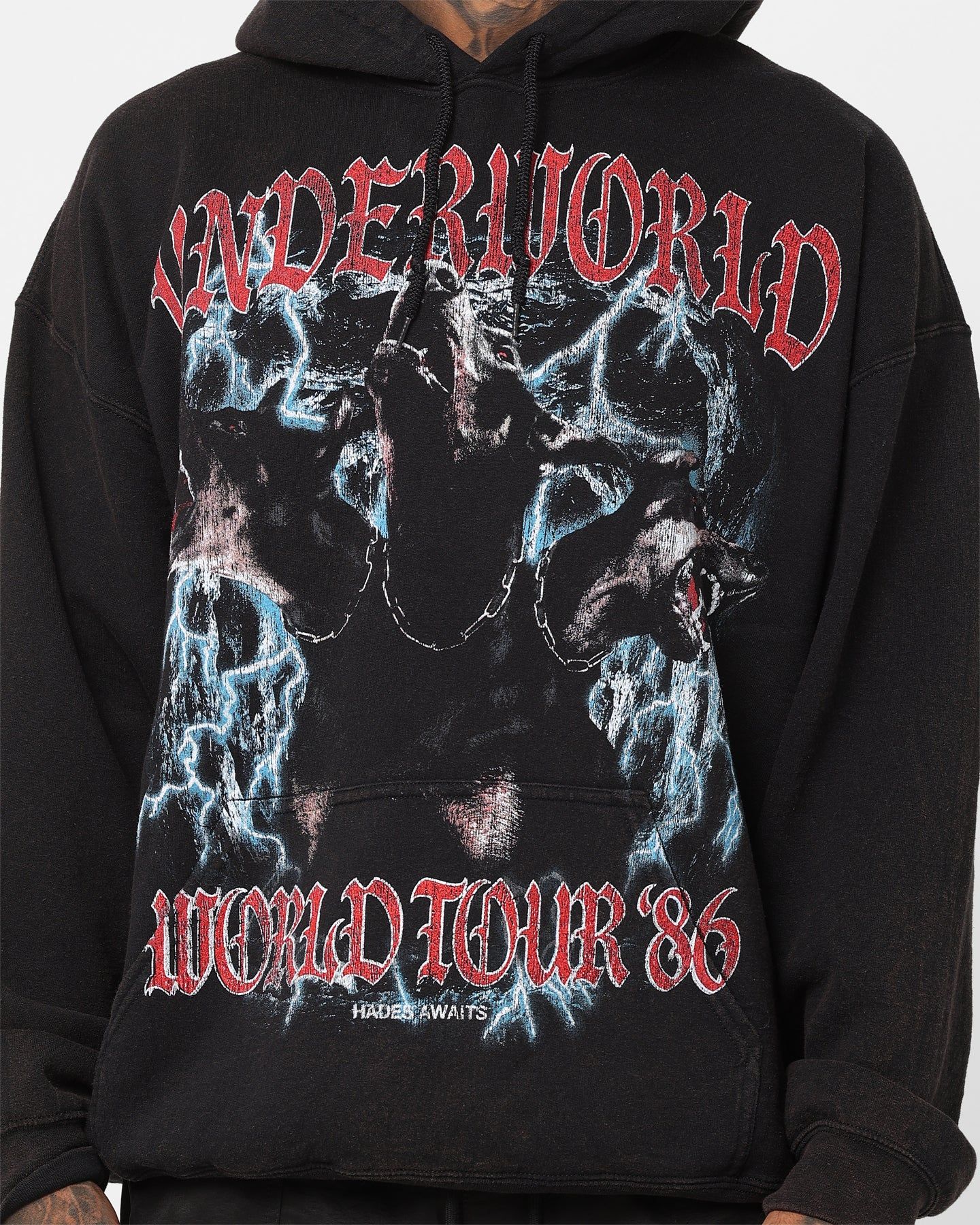 American Thrift Underworld Tour Hoodie Black Wash sold by Culture Kings product image thumbnail 4