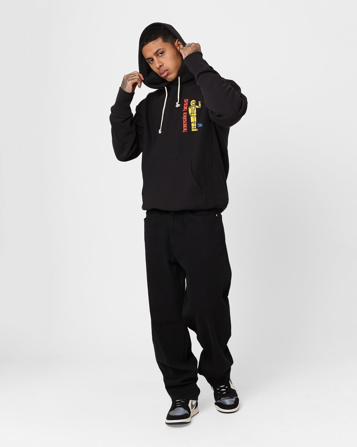Champion X Beastie Boys Logo Hoodie Black sold by Culture Kings product image thumbnail 3