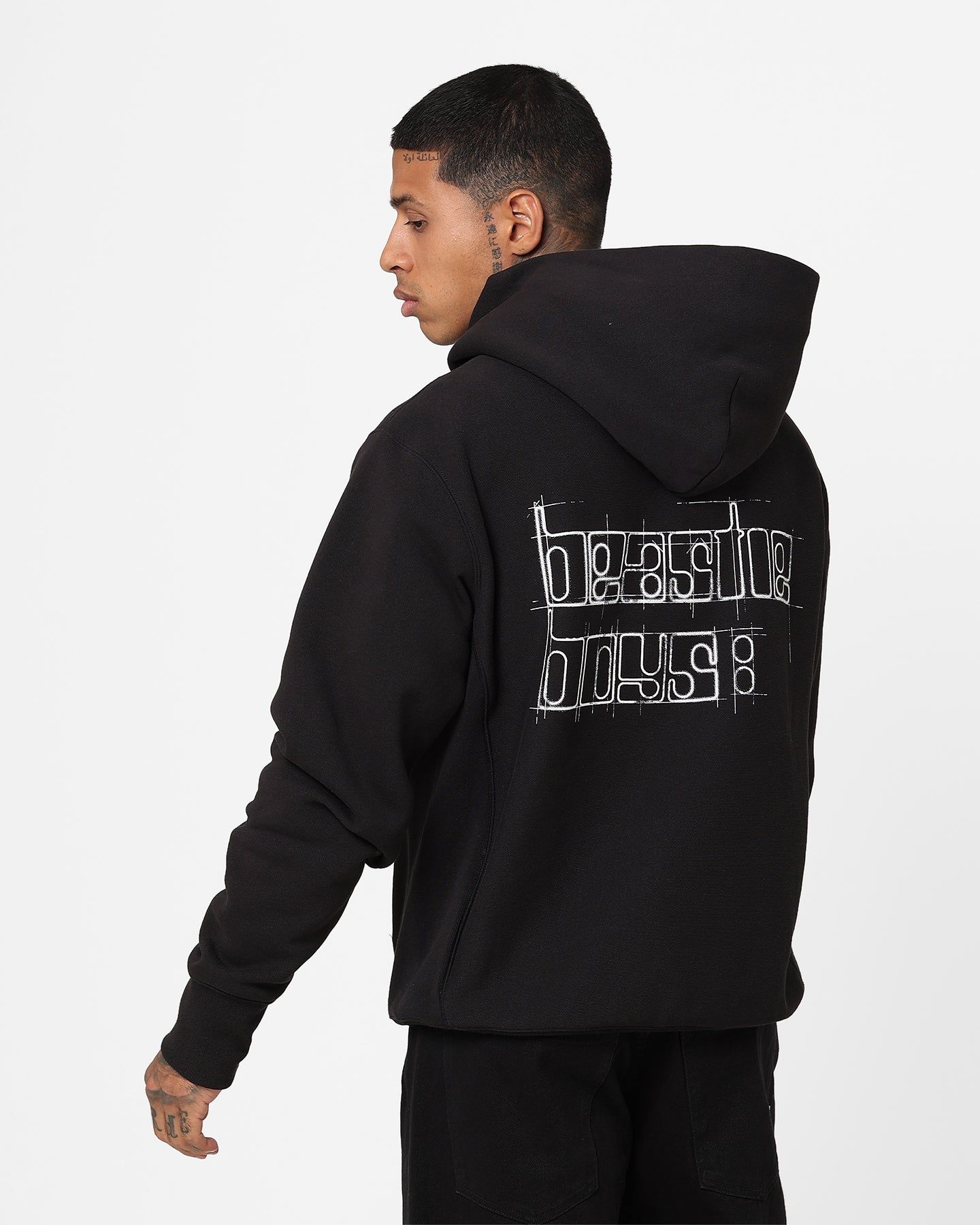 Champion X Beastie Boys Logo Hoodie Black sold by Culture Kings product image thumbnail 2