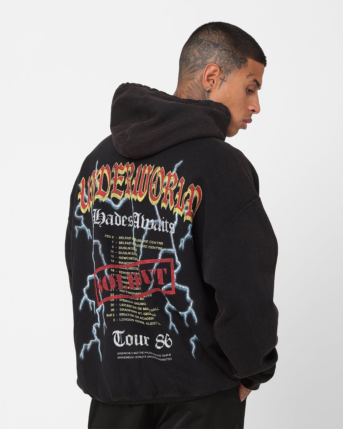 American Thrift Underworld Tour Hoodie Black Wash sold by Culture Kings product image thumbnail 2