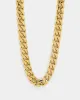 Saint Morta 10MM Cuban Chain Gold sold by Culture Kings