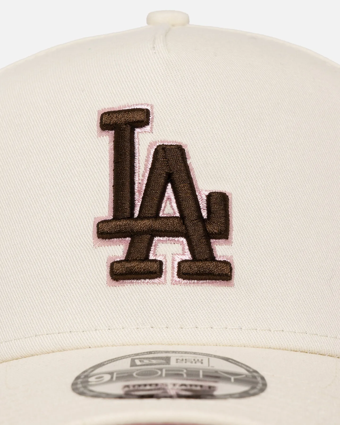 New Era Los Angeles Dodgers 'Neapolitan Chrome' 9FORTY A-Frame Snapback Chrome/Pink Met sold by Culture Kings product image thumbnail 5