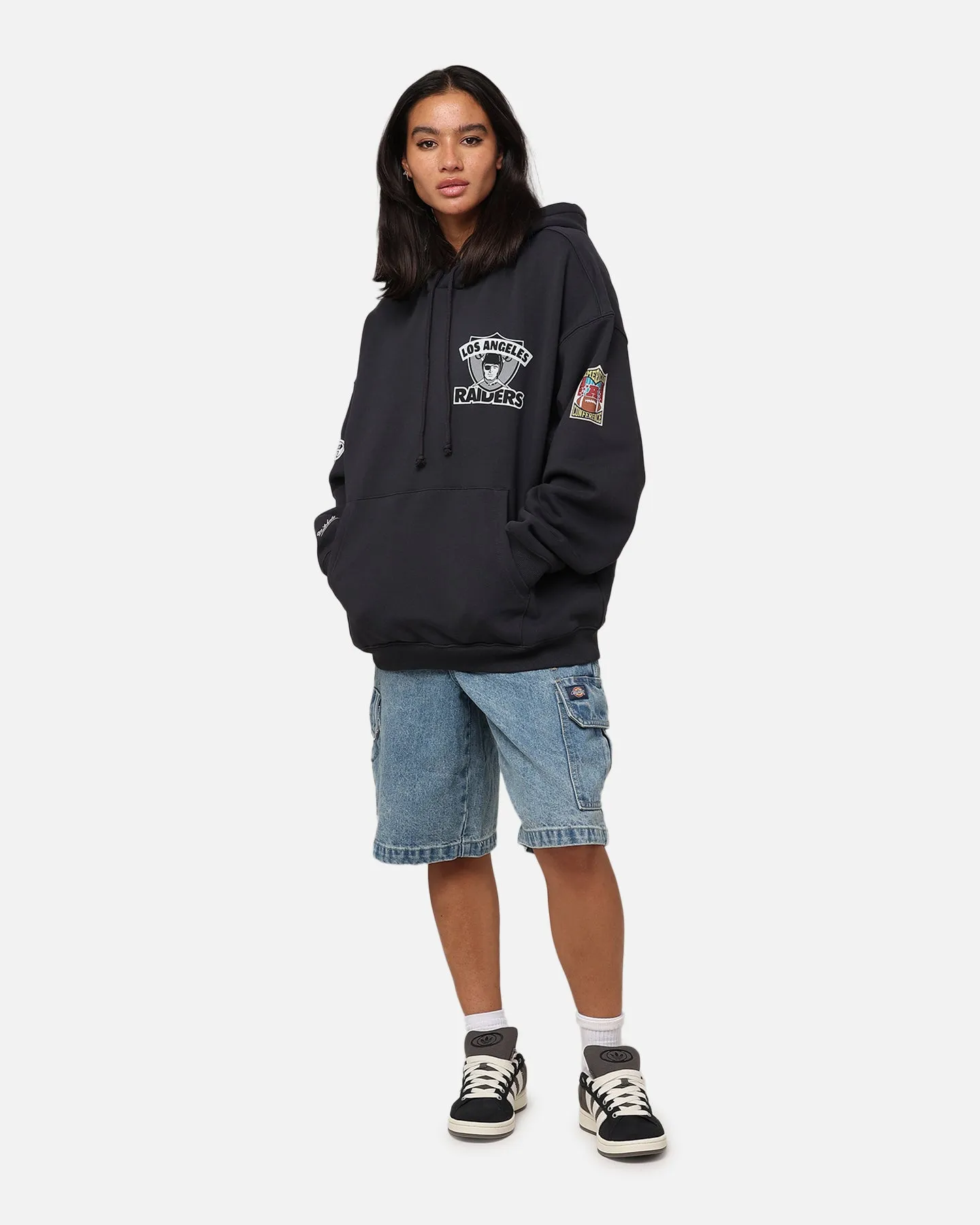 Mitchell & Ness Los Angeles Raiders Super Bowl World Hoodie Faded Black sold by Culture Kings product image thumbnail 4