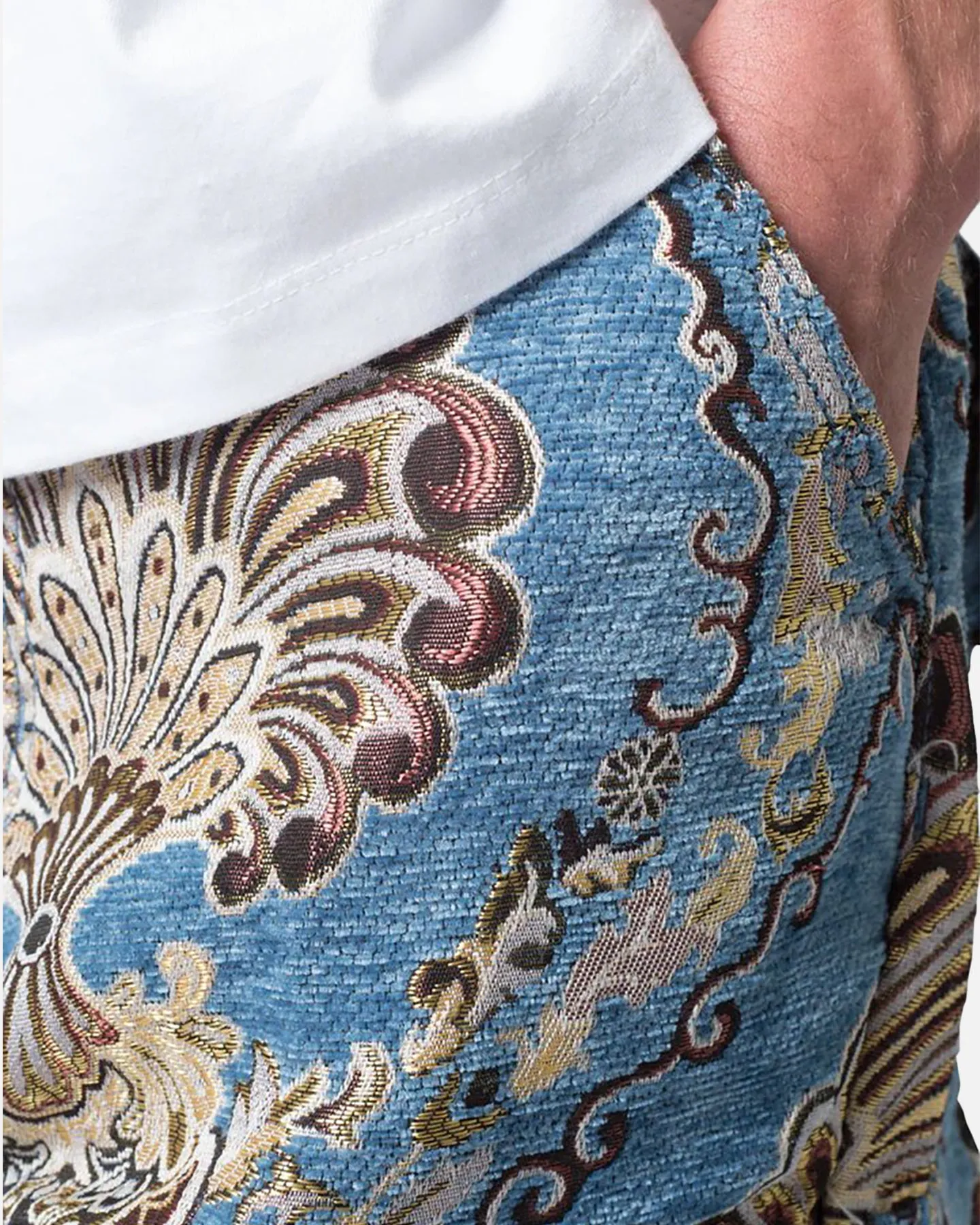 MNML Ultra Baggy Jacquard Floral Cargo Pants Multi Floral sold by Culture Kings product image thumbnail 5