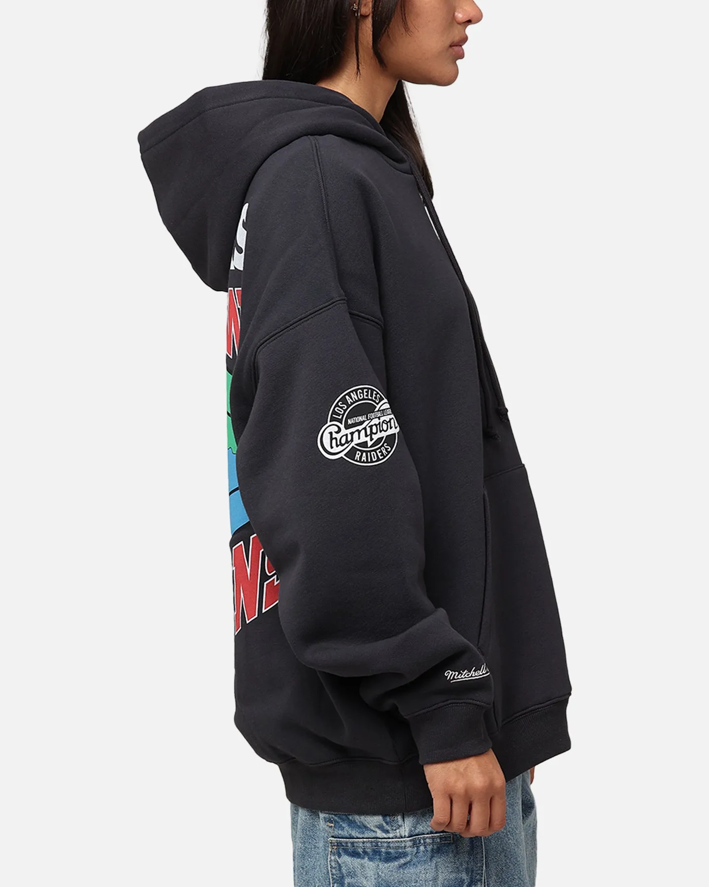 Mitchell & Ness Los Angeles Raiders Super Bowl World Hoodie Faded Black sold by Culture Kings product image thumbnail 5