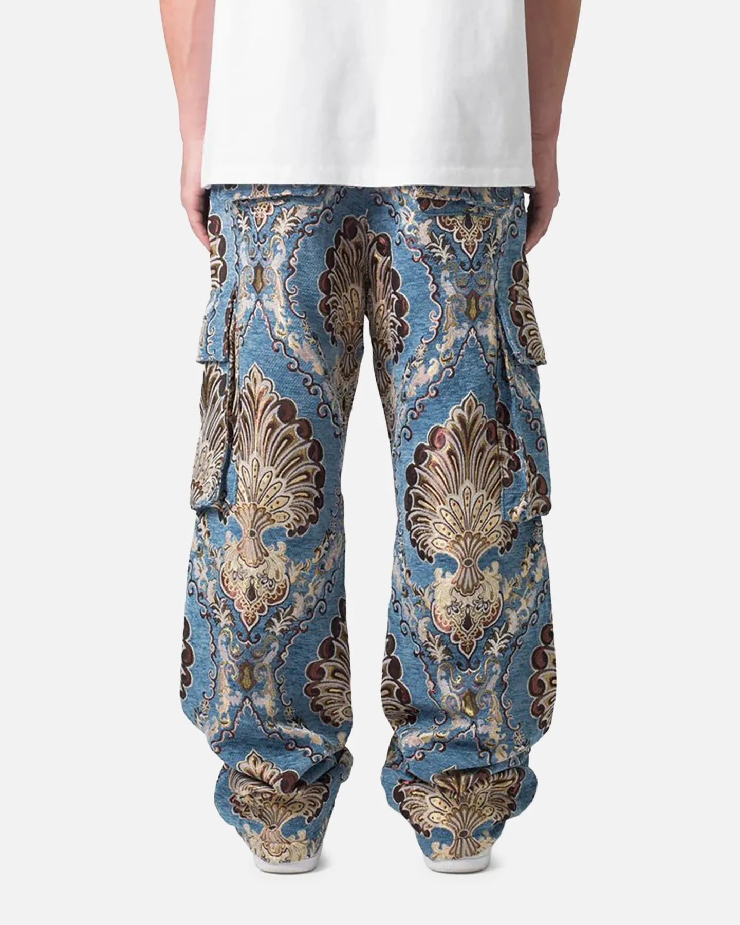 MNML Ultra Baggy Jacquard Floral Cargo Pants Multi Floral sold by Culture Kings product image thumbnail 3