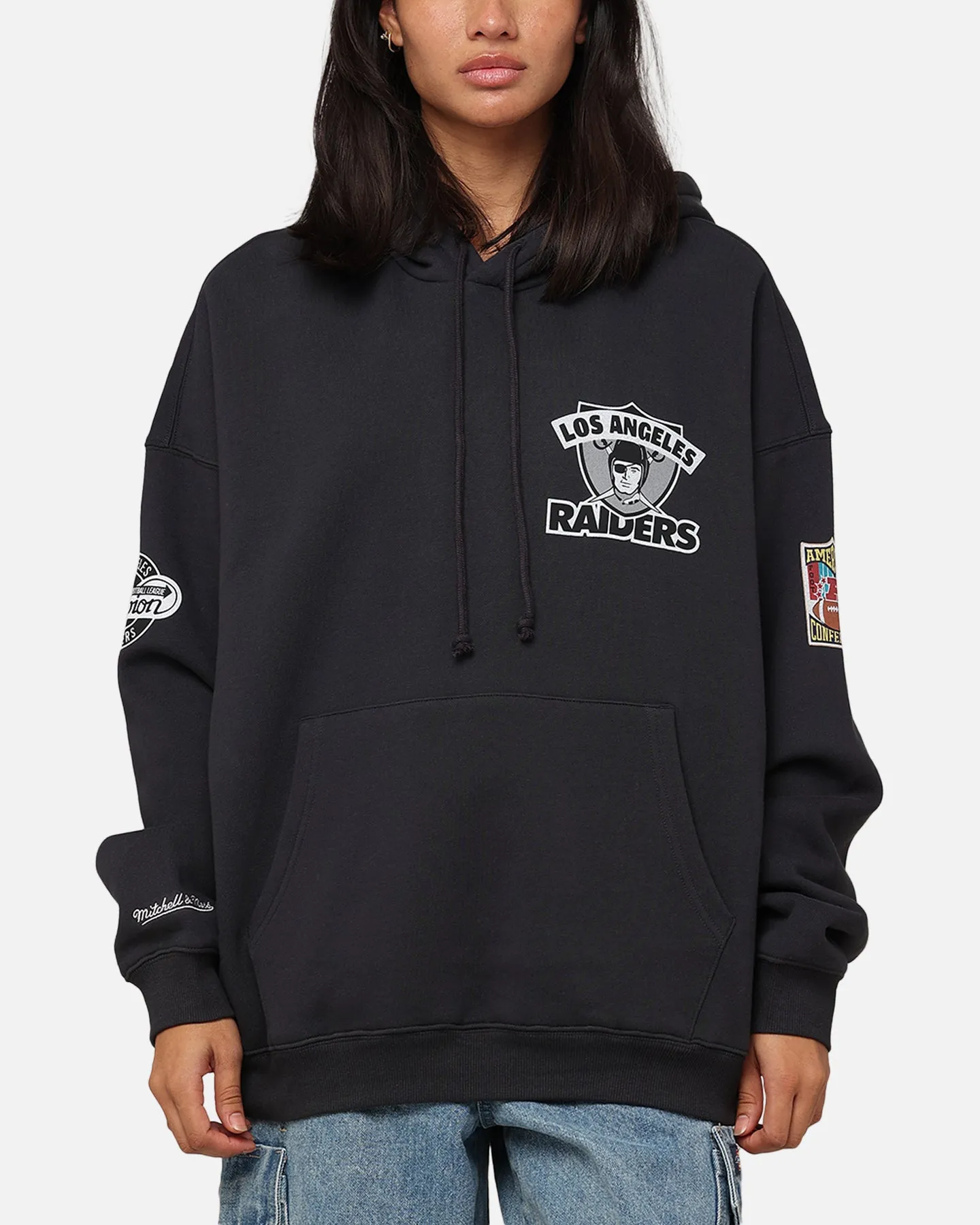Mitchell & Ness Los Angeles Raiders Super Bowl World Hoodie Faded Black sold by Culture Kings product image thumbnail 2