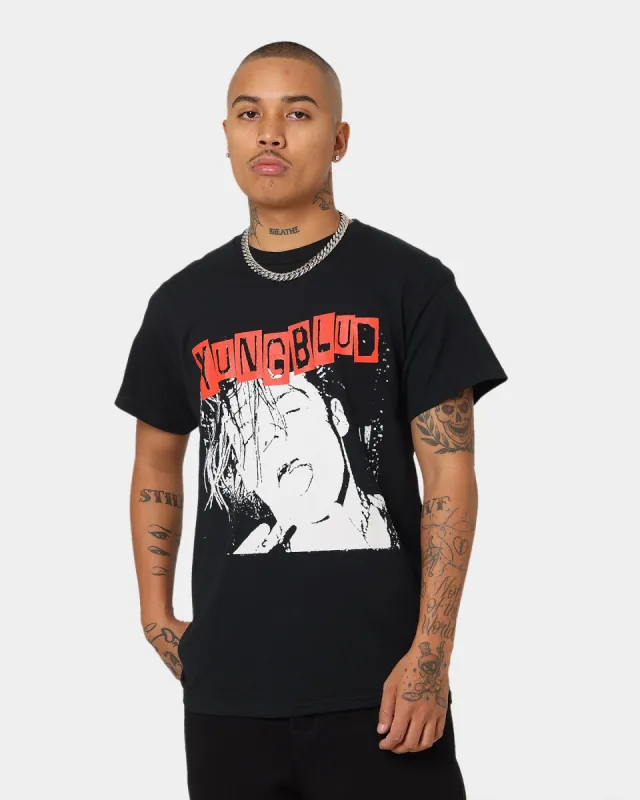 YUNGBLUD Universal Music X YUNGBLUD Stencil Photo T-Shirt Black sold by Culture Kings