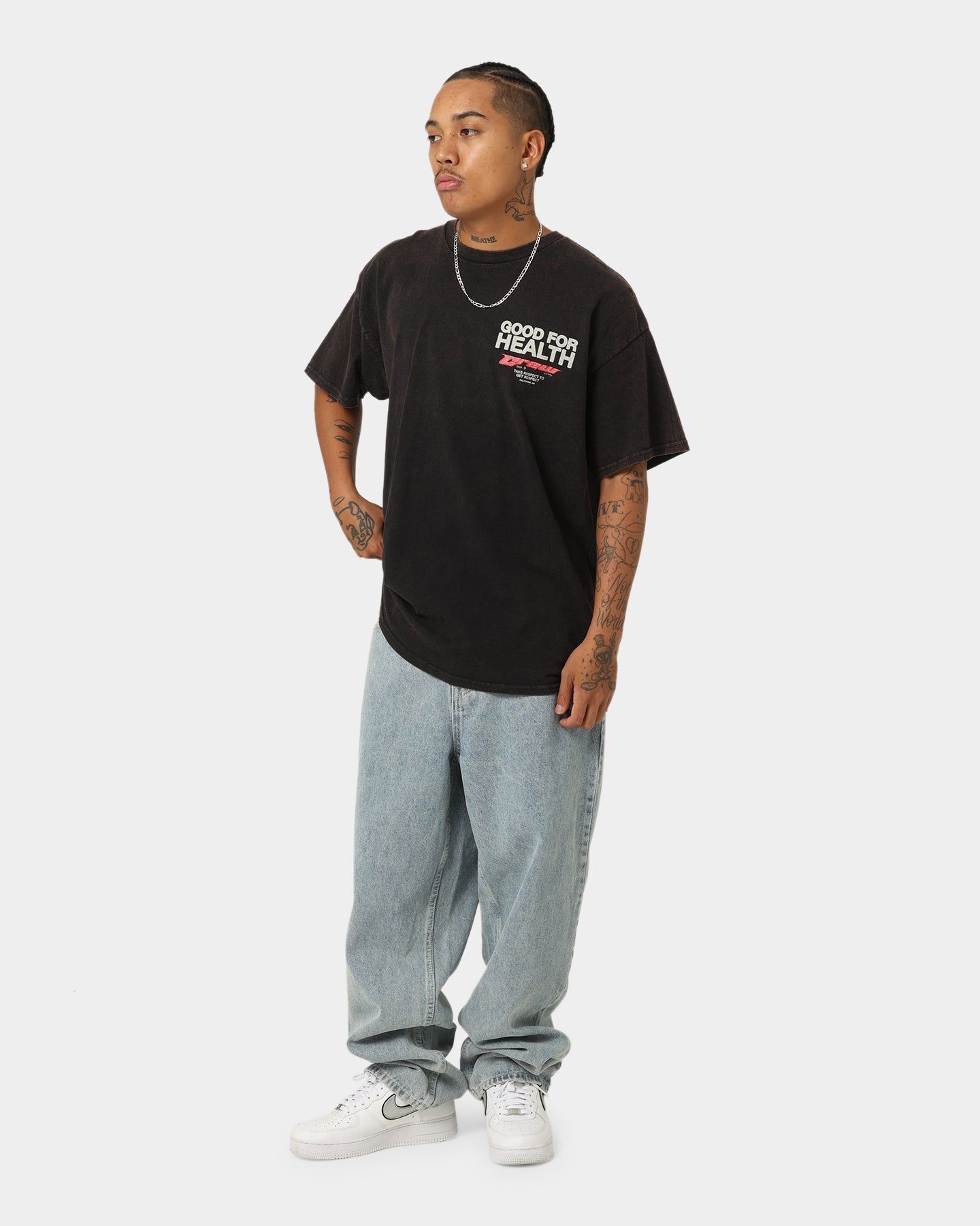 Goat Crew Good 4 Health Vintage T-Shirt Black Wash sold by Culture Kings product image thumbnail 8