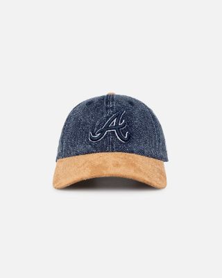 New Era Atlanta Braves 'Denim Shades' Casual Classic Strapback Denim/Wheat sold by Culture Kings